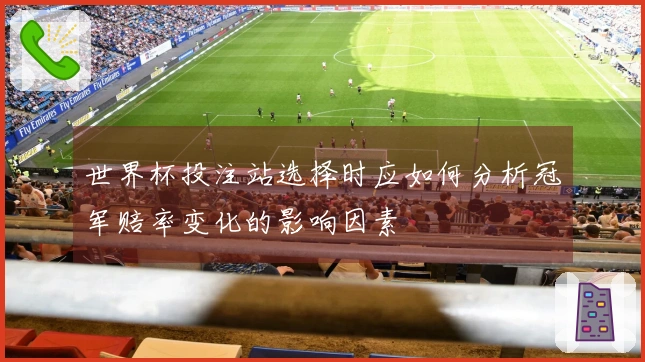 世界杯投注站选择时应如何分析冠军赔率变化的影响因素